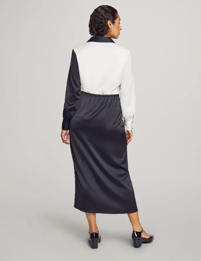 Anne Klein Midi Wrap Dress Anne Black Women Clothing