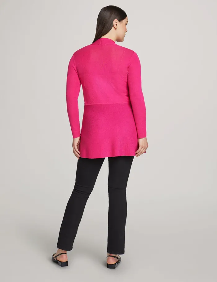 Anne Klein Monterey Cardigan Amaranth Women Clothing
