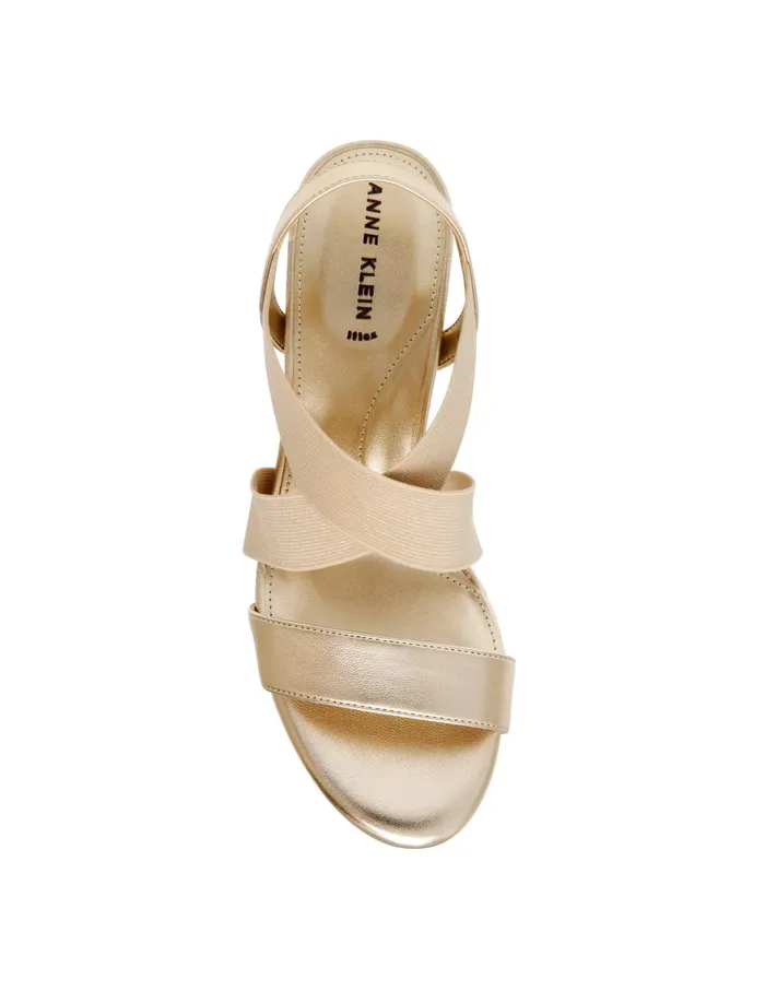 Anne Klein Ressa Dress Sandal Gold Women Shoes