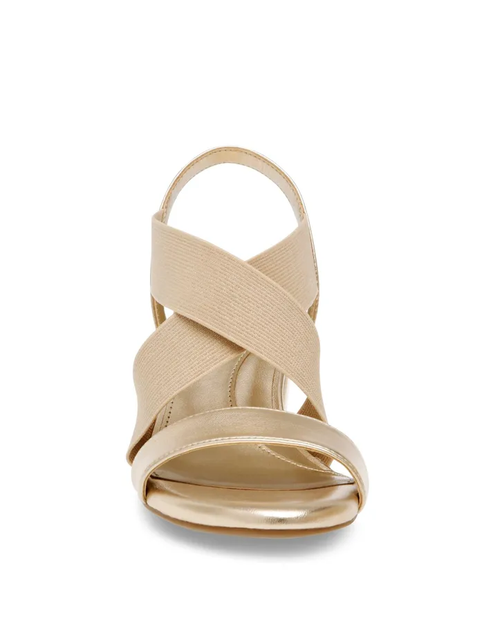 Anne Klein Ressa Dress Sandal Gold Women Shoes