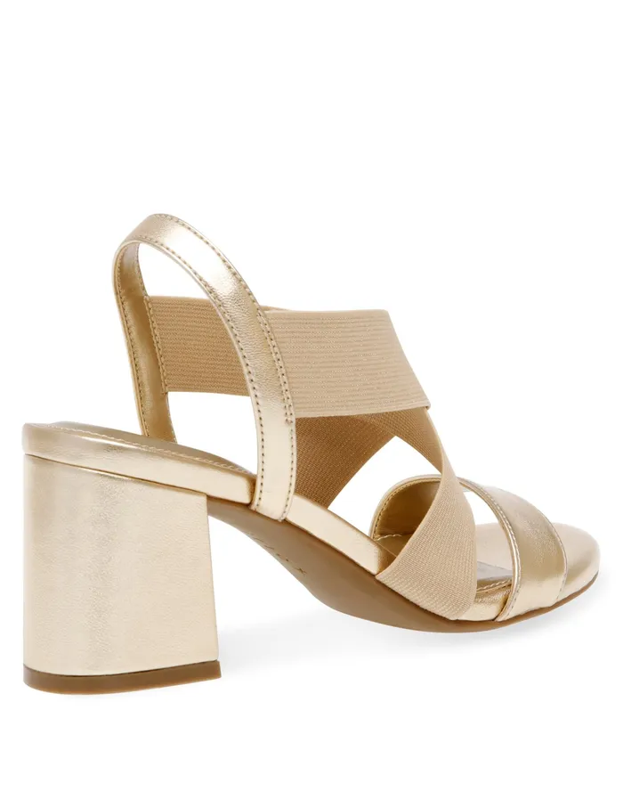 Anne Klein Ressa Dress Sandal Gold Women Shoes