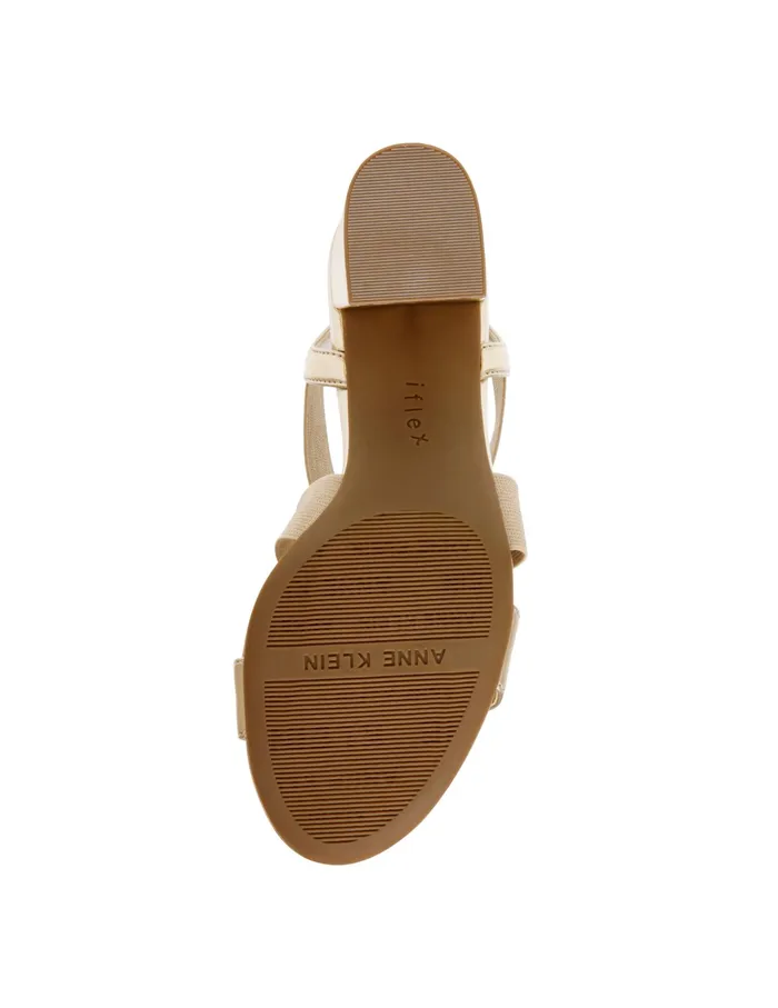 Anne Klein Ressa Dress Sandal Gold Women Shoes