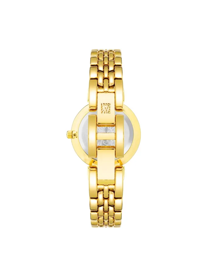 Anne Klein Roman Numeral Dial Watch Goldtone Women Watches 038 Jewelry