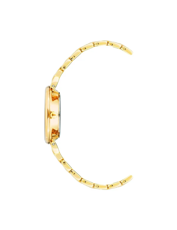Anne Klein Roman Numeral Dial Watch Goldtone Women Watches 038 Jewelry