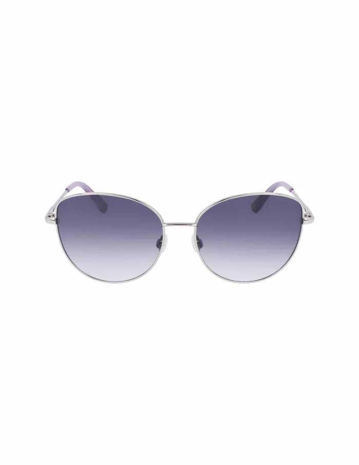 Anne Klein Trendy Round Sunglasses Silver Women Accessories