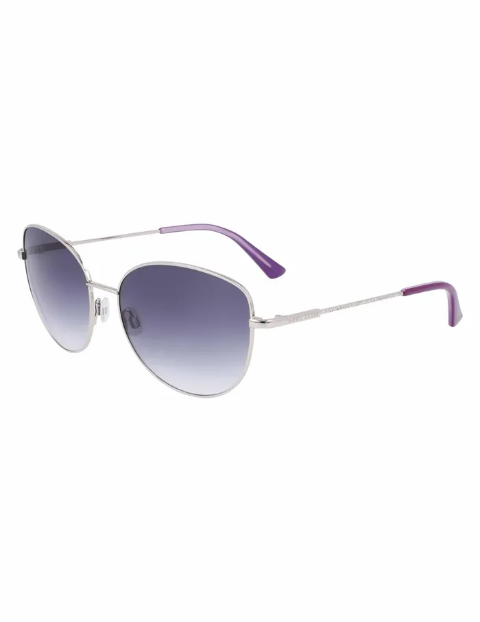 Anne Klein Trendy Round Sunglasses Silver Women Accessories