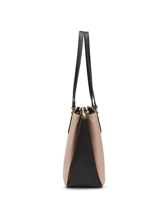 Anne Klein Triple Compartment Tote Stone Women Handbags