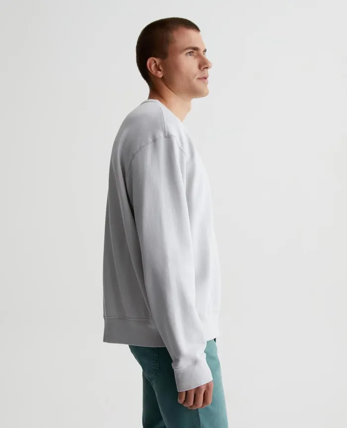 Arc Crew Silver Smoke Men AG Jeans Sweatshirts Arc Crew Silver Smoke Men AG Jeans Sweatshirts