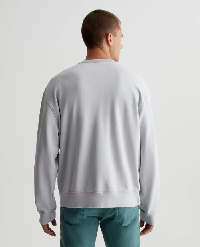 Arc Crew Silver Smoke Men AG Jeans Sweatshirts Arc Crew Silver Smoke Men AG Jeans Sweatshirts