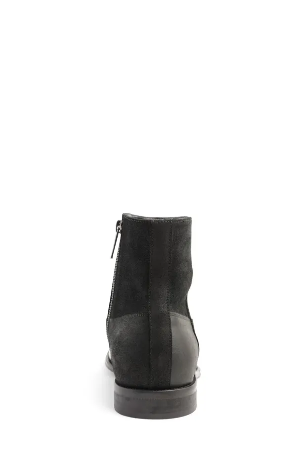 Armando Patent Ombre Suede Zip Boot 8211 Black Men Bruno Magli Dress Shoes
