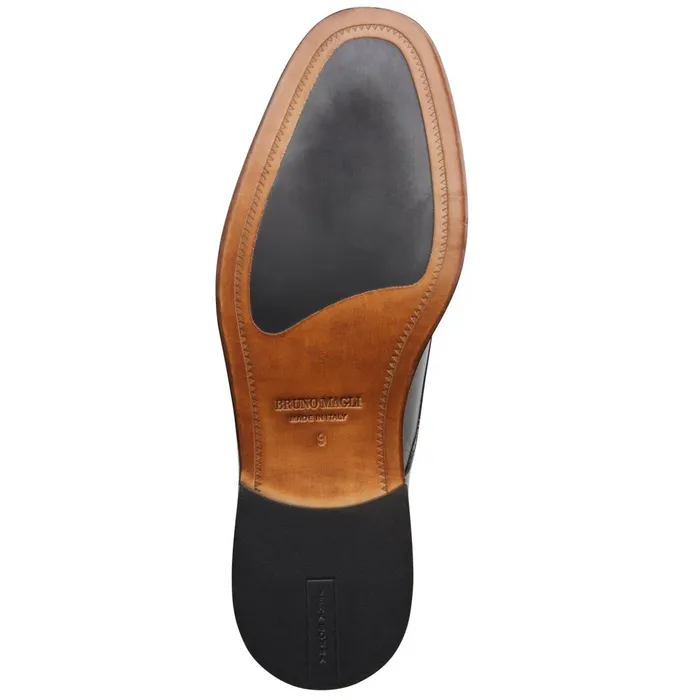 Aydin Cap Toe Leather DerbyBlack Men Bruno Magli Dress Shoes