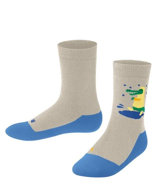 Babies and Kids Active Crocodiles Kids Socks Nut Mel FALKE Socks
