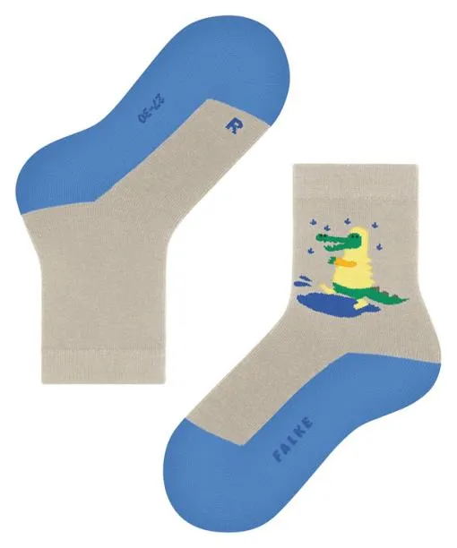 Babies and Kids Active Crocodiles Kids Socks Nut Mel FALKE Socks