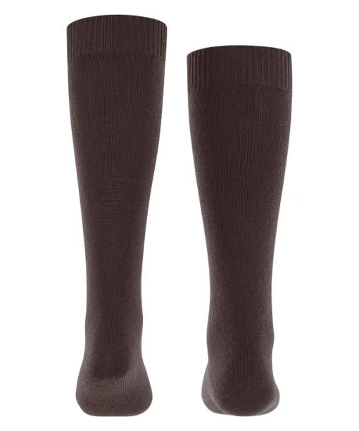 Babies and Kids Comfort Wool Kids Kneehigh Socks Dark Brown FALKE Knee High Socks
