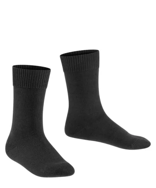 Babies and Kids Comfort Wool Kids Socks Black FALKE Socks