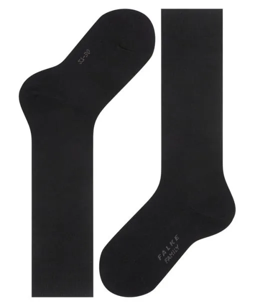 Babies and Kids Family Kids Kneehigh Socks Black FALKE Family