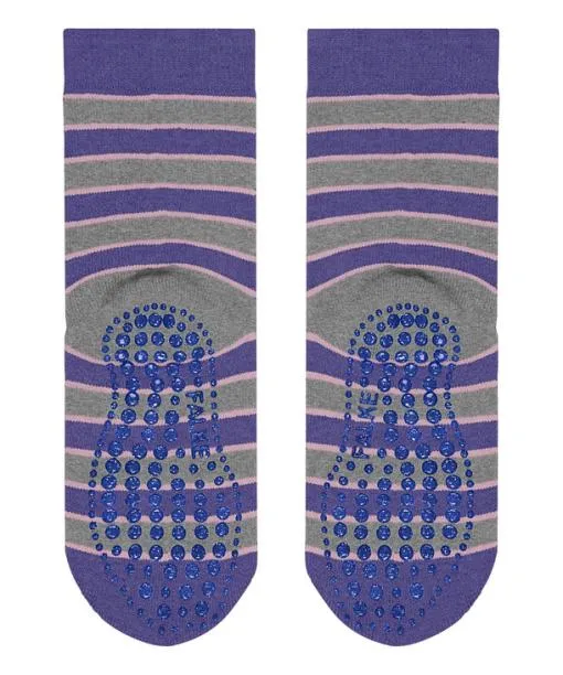 Babies and Kids Simple Stripes Kids House Socks Hyacinth FALKE House Socks