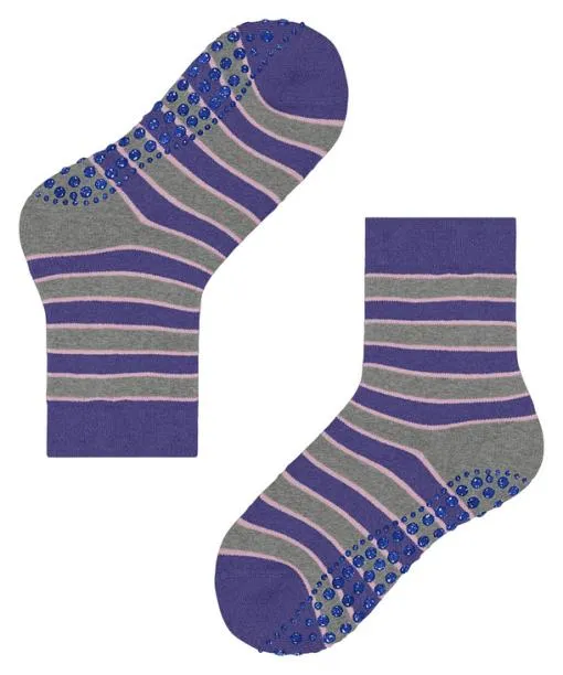 Babies and Kids Simple Stripes Kids House Socks Hyacinth FALKE House Socks