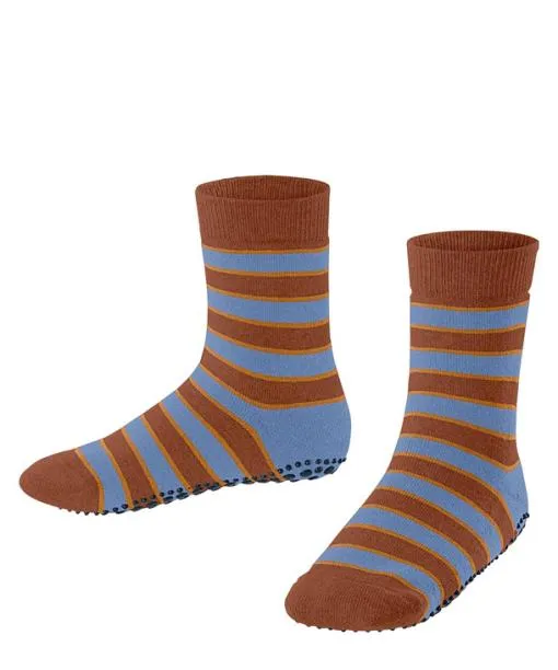 Babies and Kids Simple Stripes Kids House Socks Rust FALKE House Socks