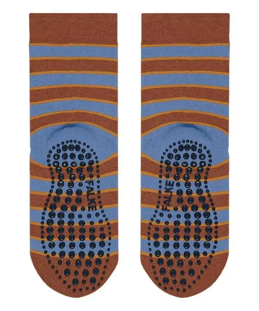 Babies and Kids Simple Stripes Kids House Socks Rust FALKE House Socks