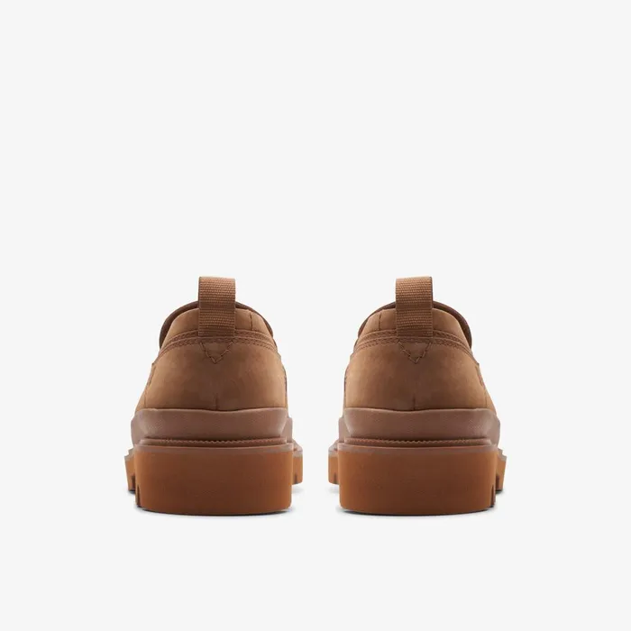 Badell Step Cola Nubuck Men Clarks Casual Dress Shoes