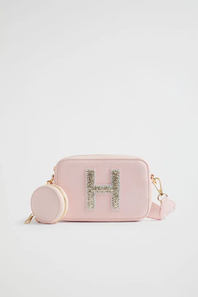 Bags Girl Seed Heritage Glitter Initial Bag H