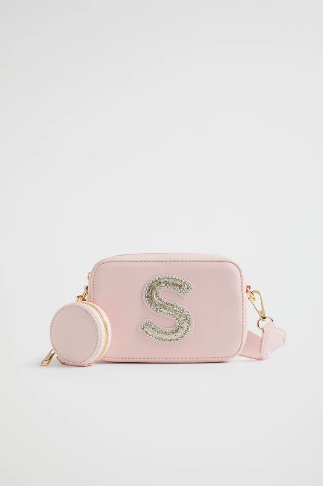 Bags Girl Seed Heritage Glitter Initial Bag S