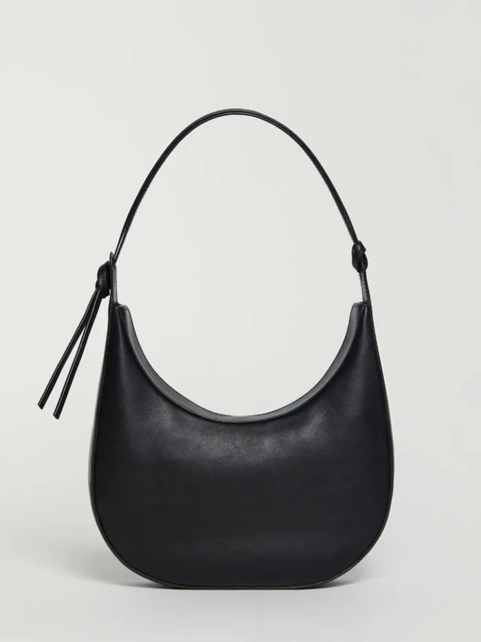 Bags The Reformation Medium Rosetta Shoulder Bag Black Leather