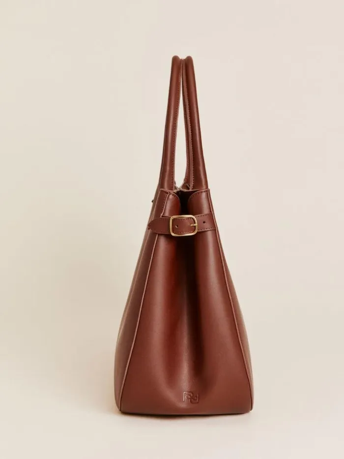 Bags The Reformation Oversized Patrizia Bag Whiskey