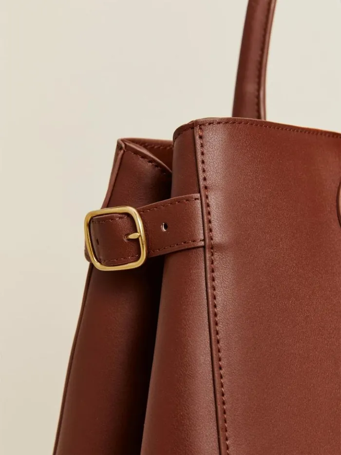 Bags The Reformation Oversized Patrizia Bag Whiskey