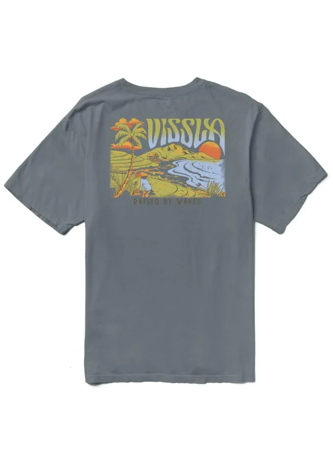 Bali Belly Premium Pkt Tee Graphite Men Vissla Tees