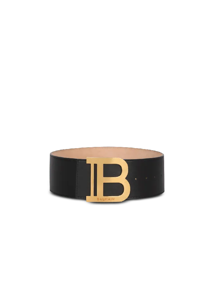 Balmain Belts Women BBelt In Leather Black