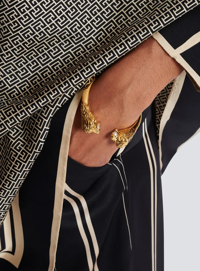 Balmain Fashion Jewelry Women Lion Bracelet Gold