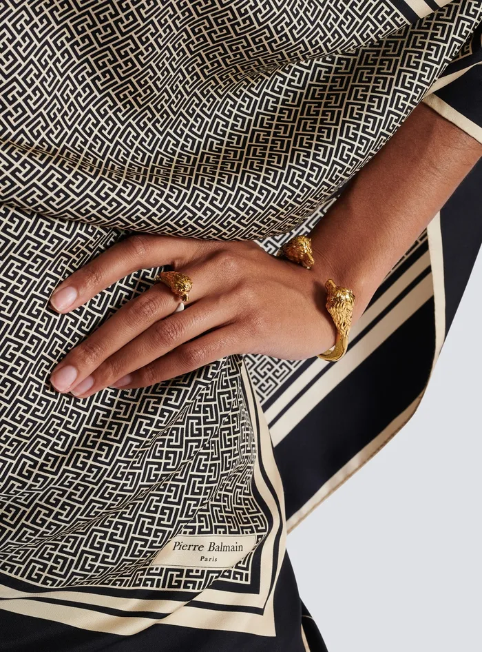 Balmain Fashion Jewelry Women Lion Bracelet Gold