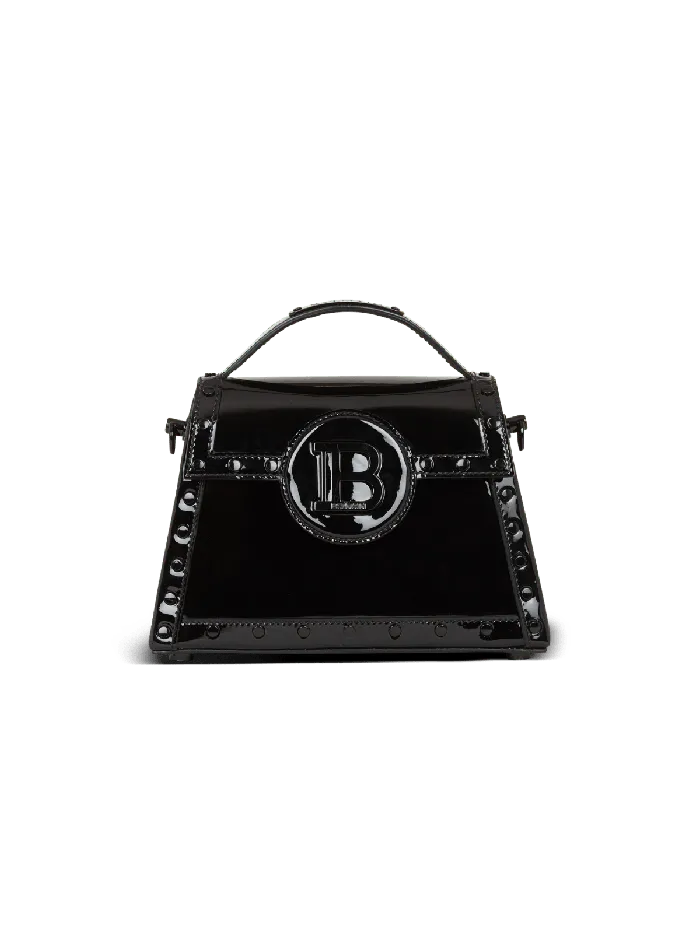 Balmain Handbags Women BBuzz Dynasty Bag In Patent Leather Black