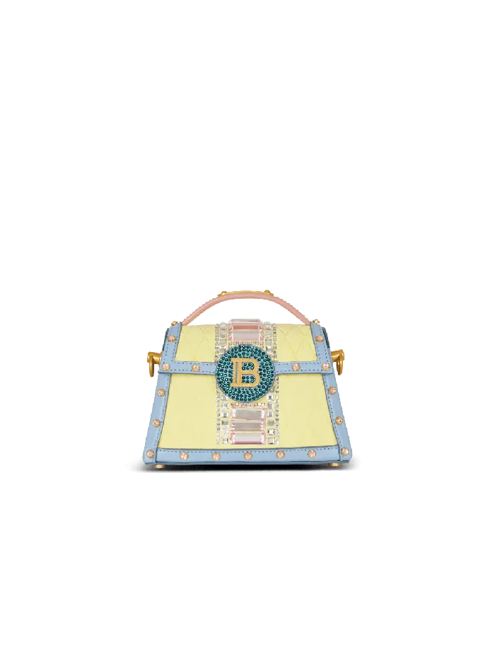 Balmain Handbags Women BBuzz Dynasty Small Suede Bag With Embroidery Multicolor