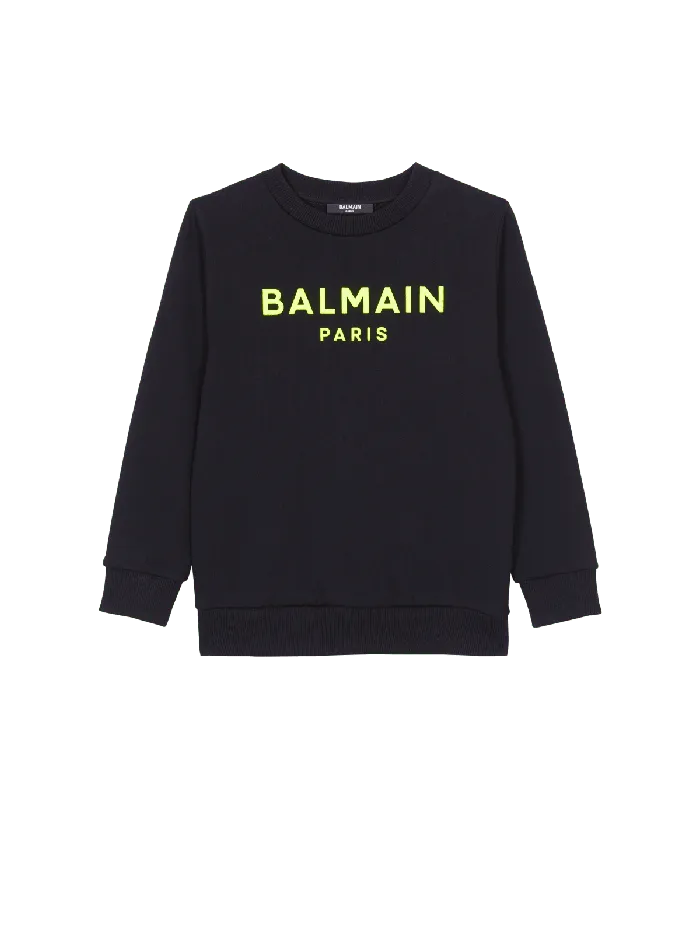 Balmain Kids Paris Sweatshirt Black