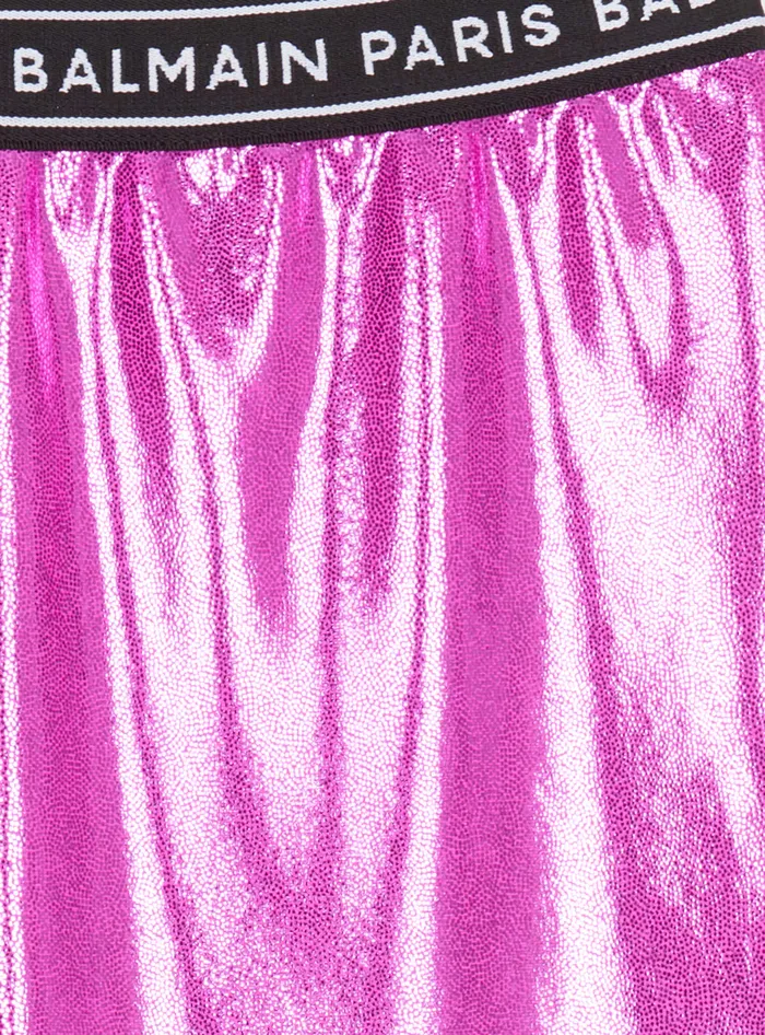 Balmain Kids Sport Leggings Pink
