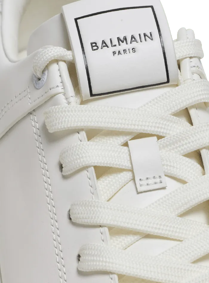 Balmain Sneakers Men BCourt Trainers In Calfskin White