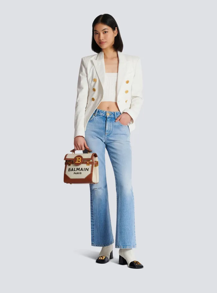Balmain Tops And Shirts Women Knitted Halterneck Top White