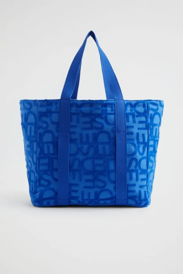 Beach Bags Woman Seed Heritage Seed Logo Beach Bag Deep Ocean