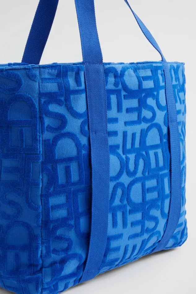 Beach Bags Woman Seed Heritage Seed Logo Beach Bag Deep Ocean