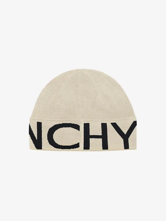 Beanie In Wool Clay Men Givenchy Beanies and Caps