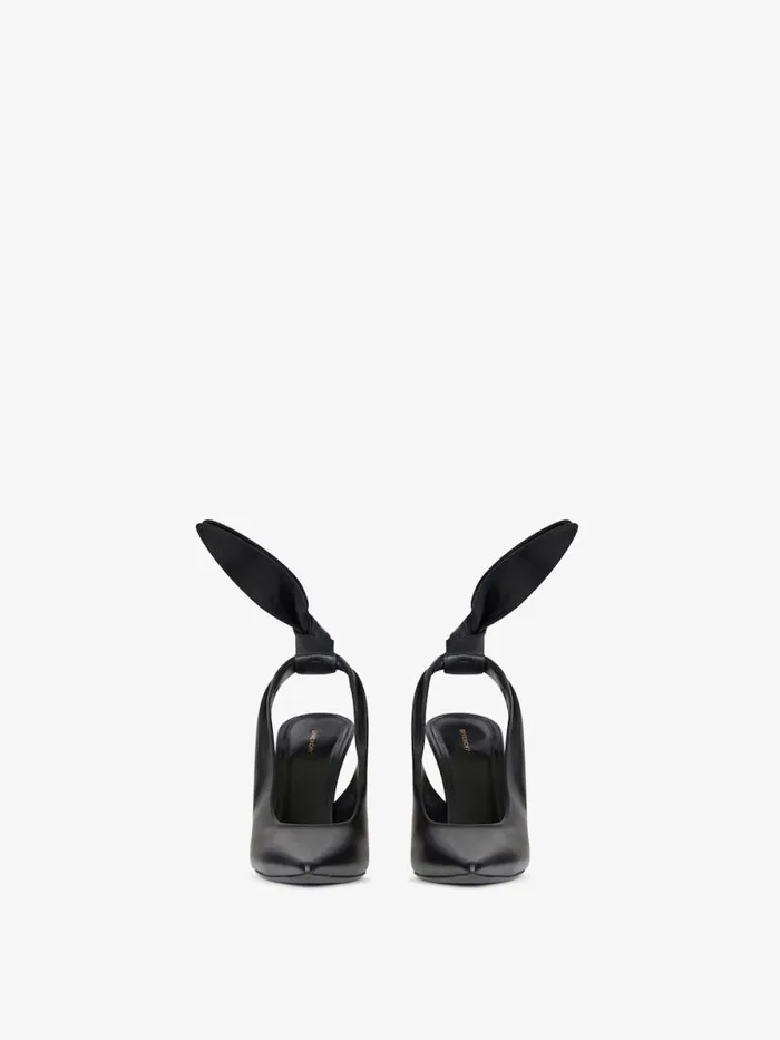 Beauw Slingbacks In Nappa Leather Blackgolden Women Givenchy Heels