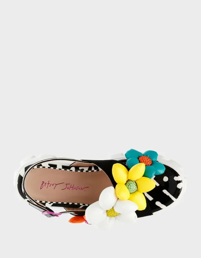 Betsey Johnson Women BEEBEE BLACK MULTI Black Multi