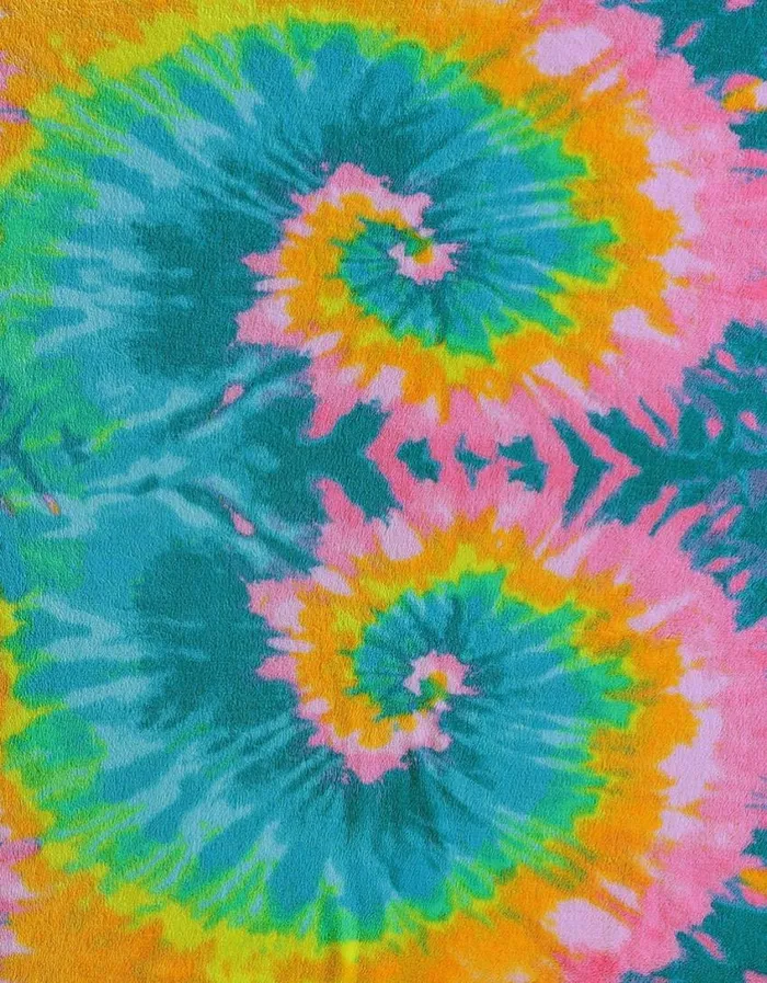 Betsey Johnson Women BETSEYS TIE DYE LOVE THROW BLANKET MULTI Betsey Johnson Women BETSEYS TIE DYE LOVE THROW BLANKET MULTI
