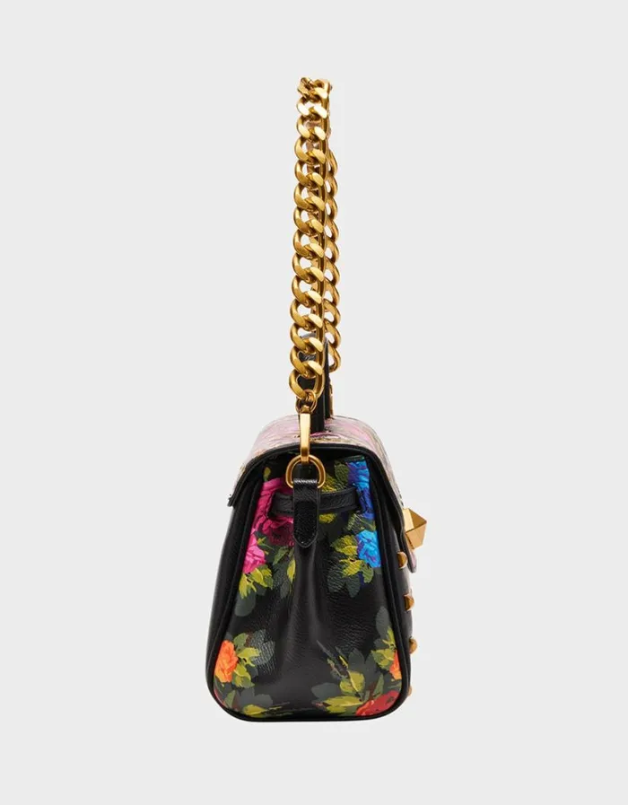 Betsey Johnson Women LEOPARD FLORAL SATCHEL MULTI Betsey Johnson Women LEOPARD FLORAL SATCHEL MULTI