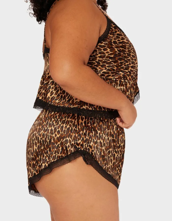 Betsey Johnson Women PARADE BUTTERFLY TOP LEOPARD Leopard