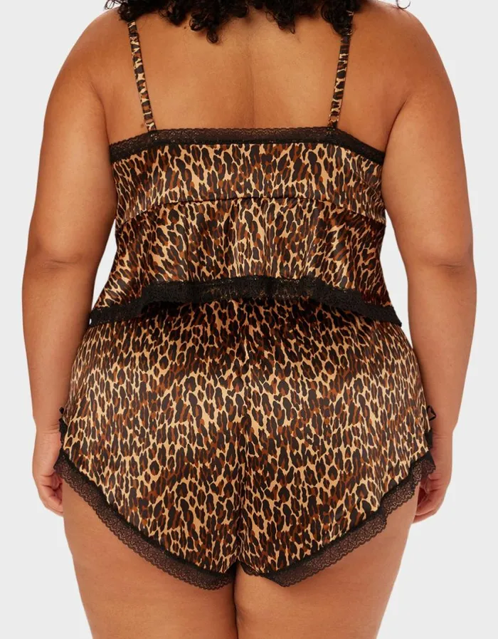 Betsey Johnson Women PARADE BUTTERFLY TOP LEOPARD Leopard
