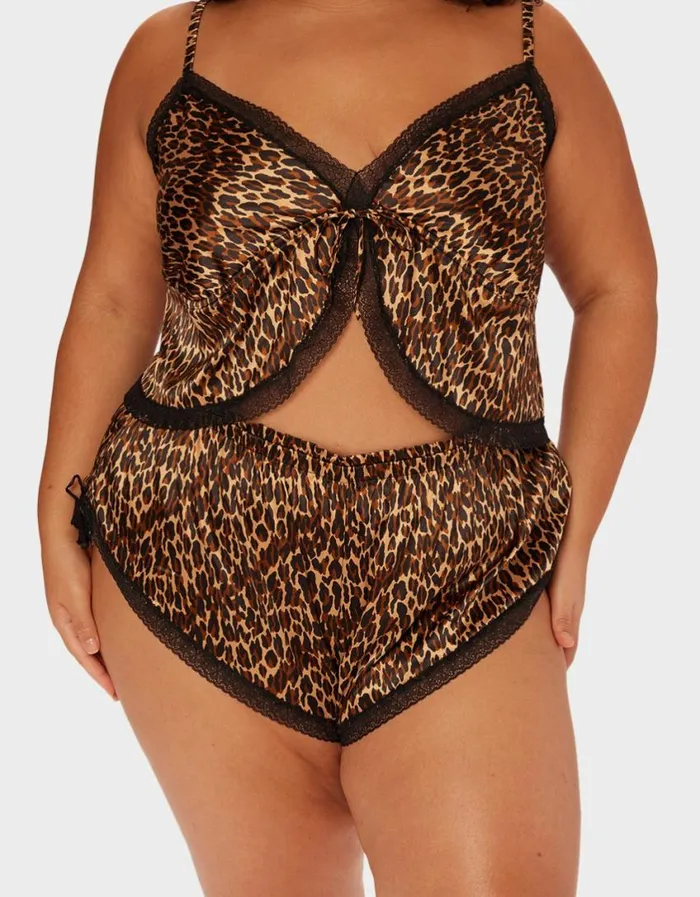 Betsey Johnson Women PARADE BUTTERFLY TOP LEOPARD Leopard